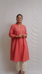 Handloom Panel Dress