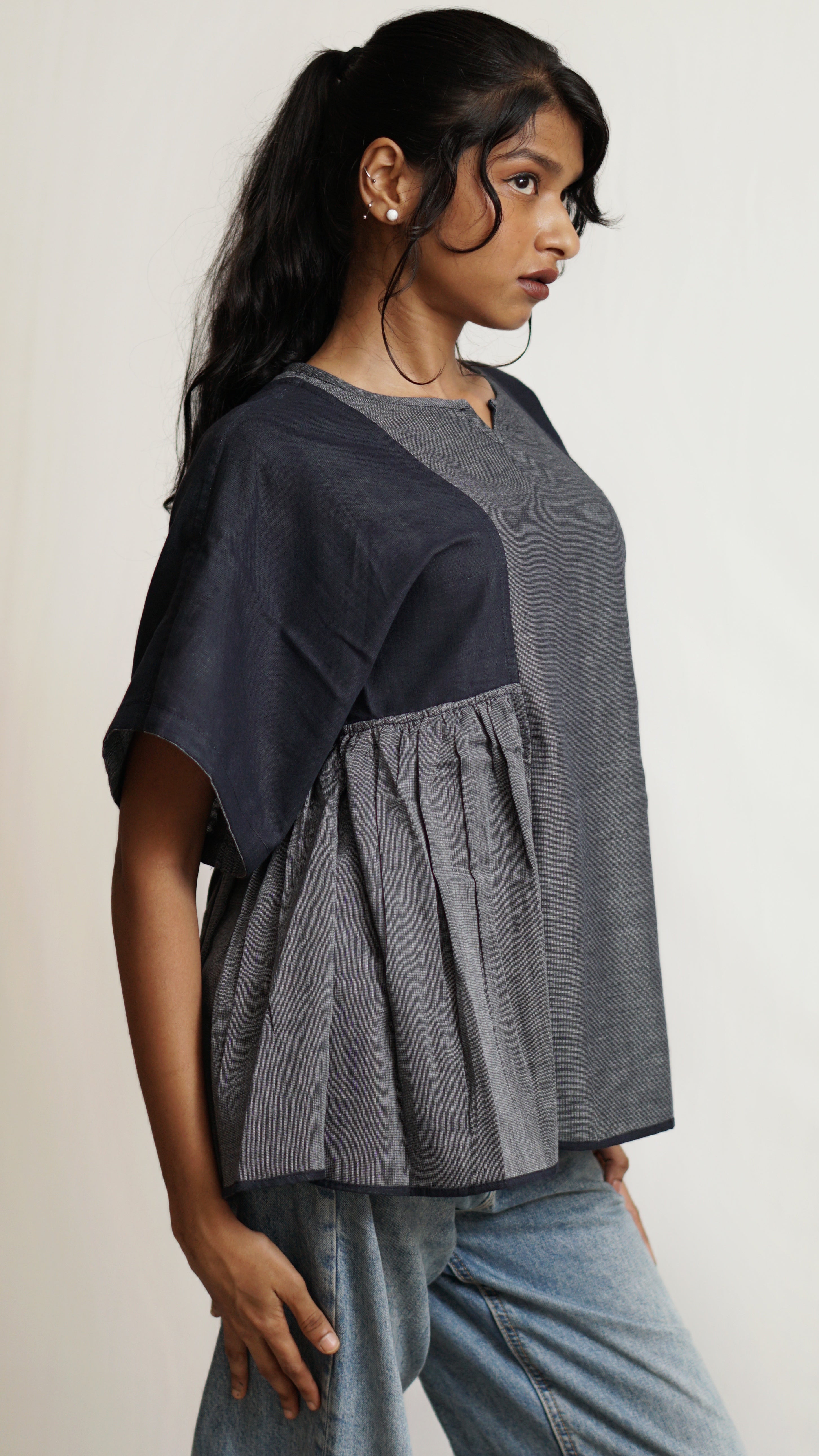 Reversible Kaftan Top