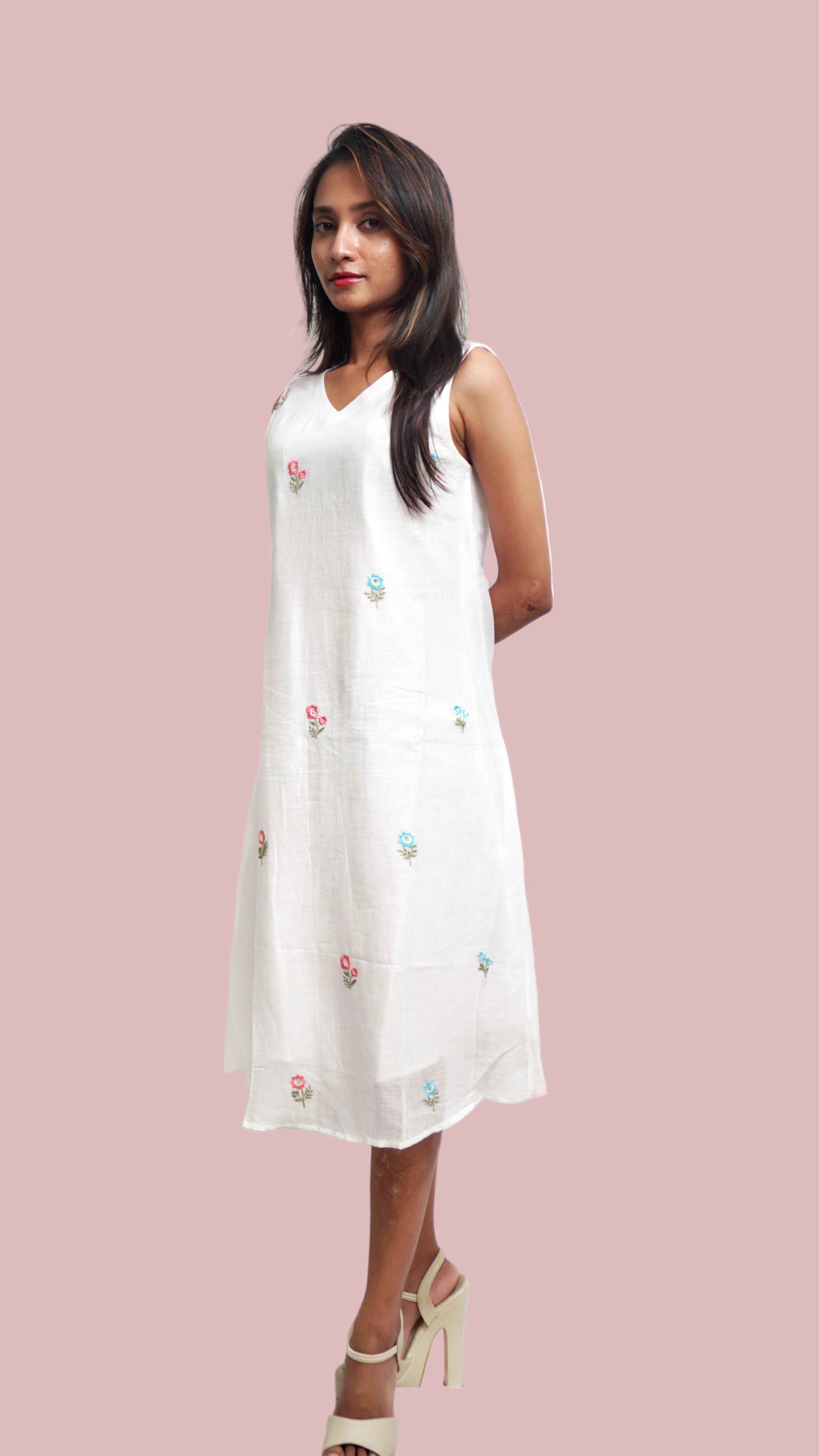 Mull Cotton Dress