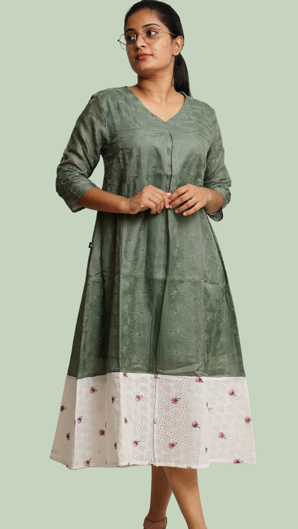 Kota Doria Dress