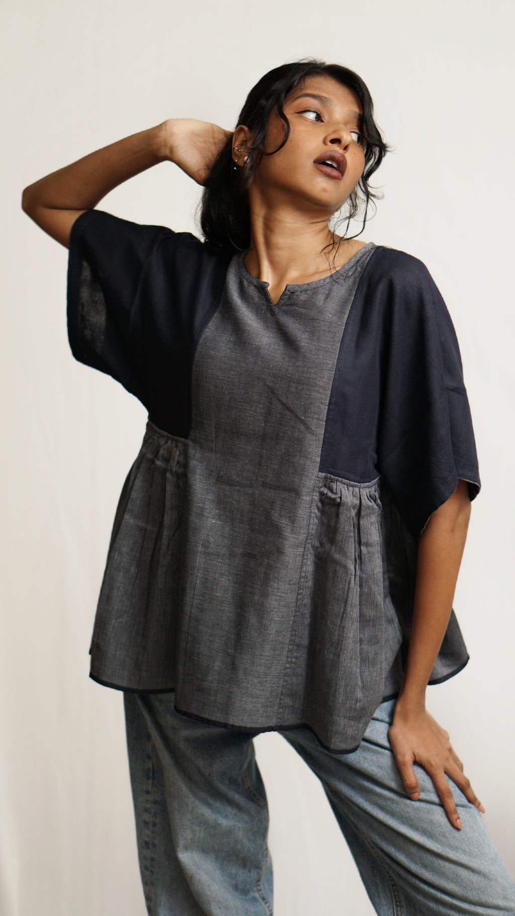 Reversible Kaftan Top