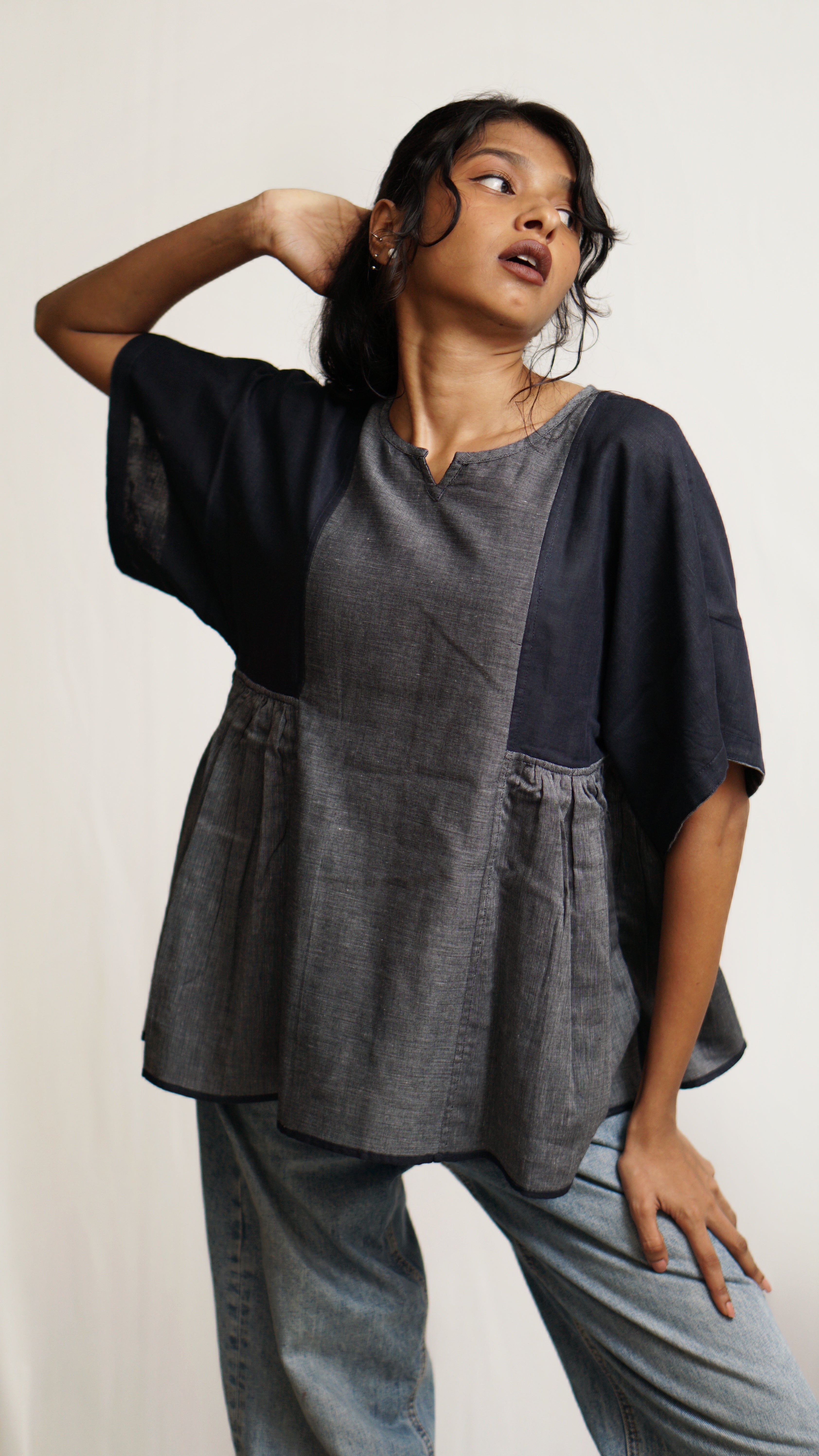 Reversible Kaftan Top