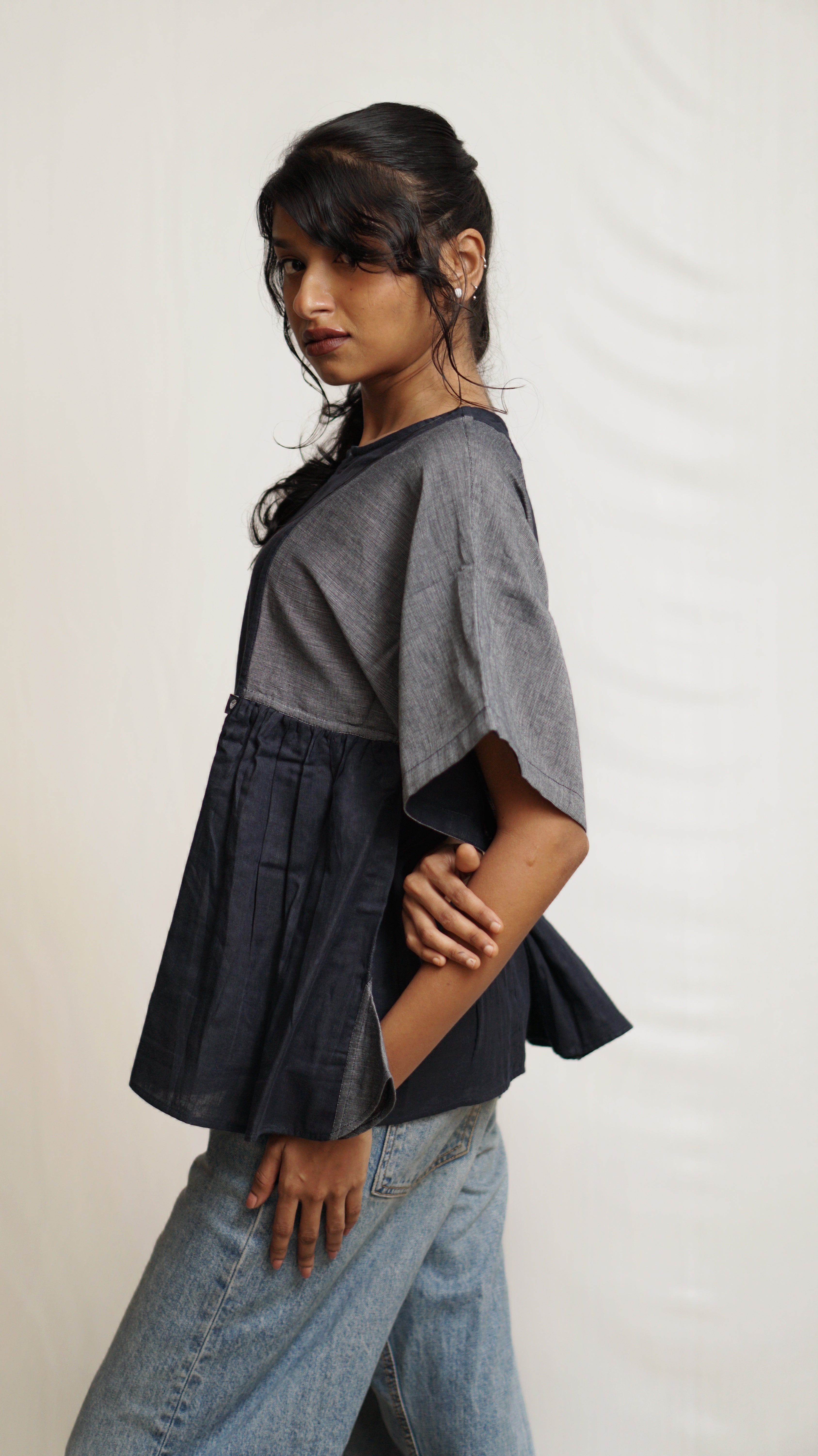 Reversible Kaftan Top