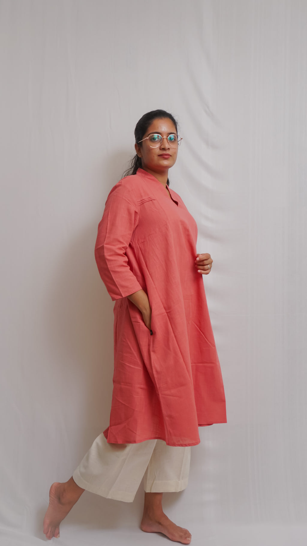 Handloom Panel Dress