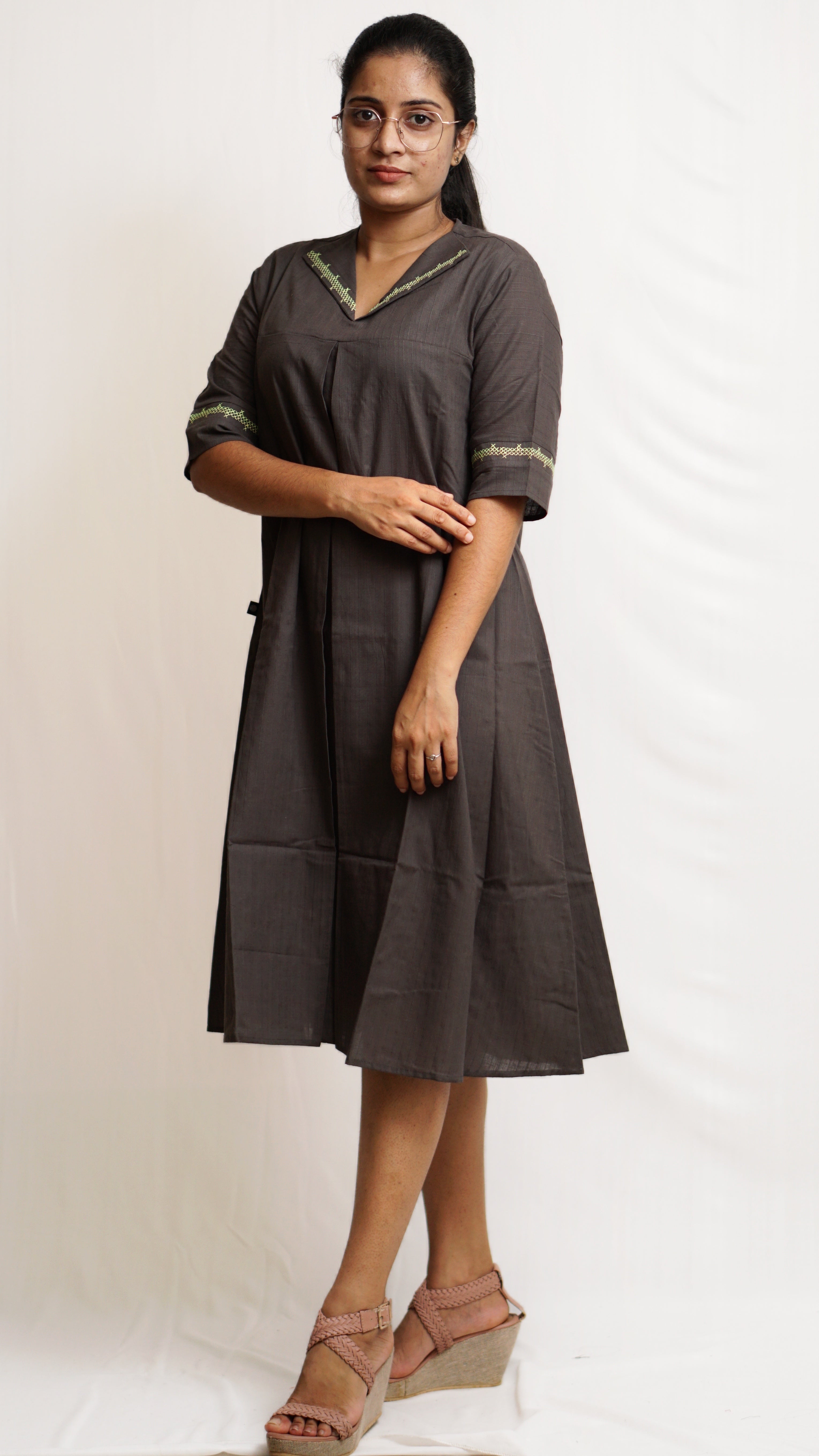 Pleatline Dress