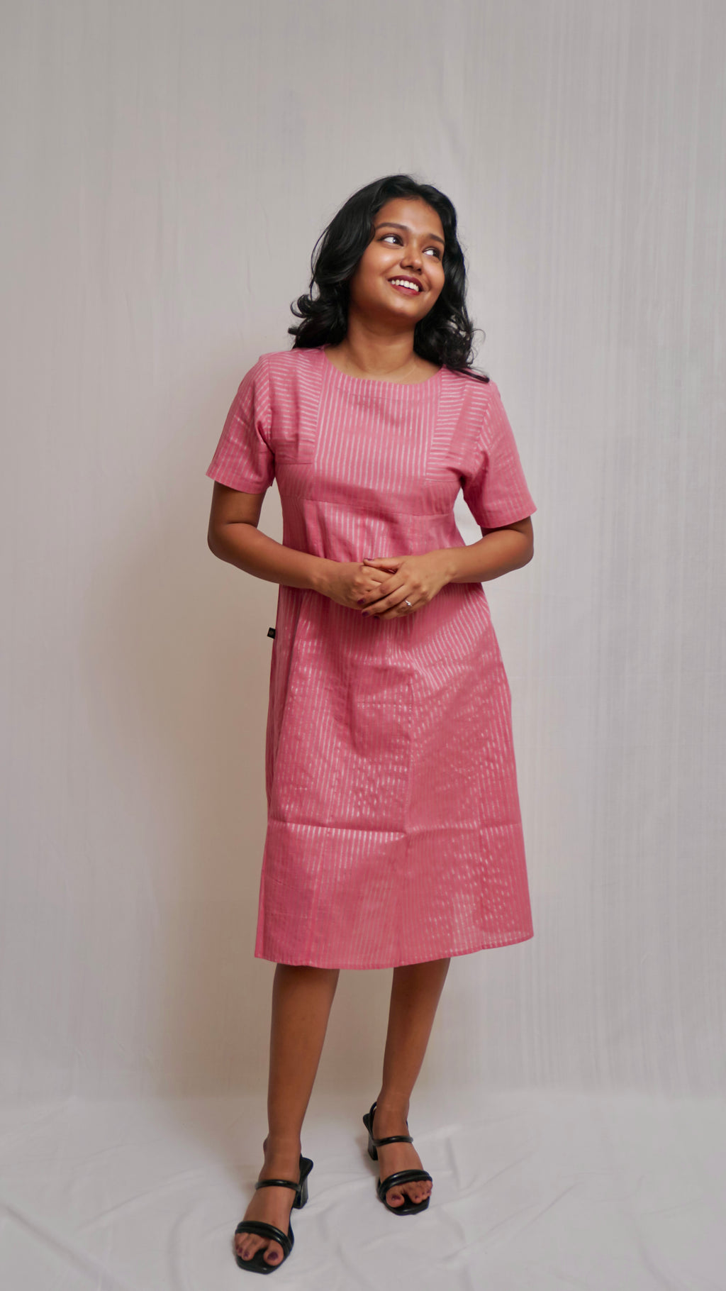 Cotton Stripes Dress