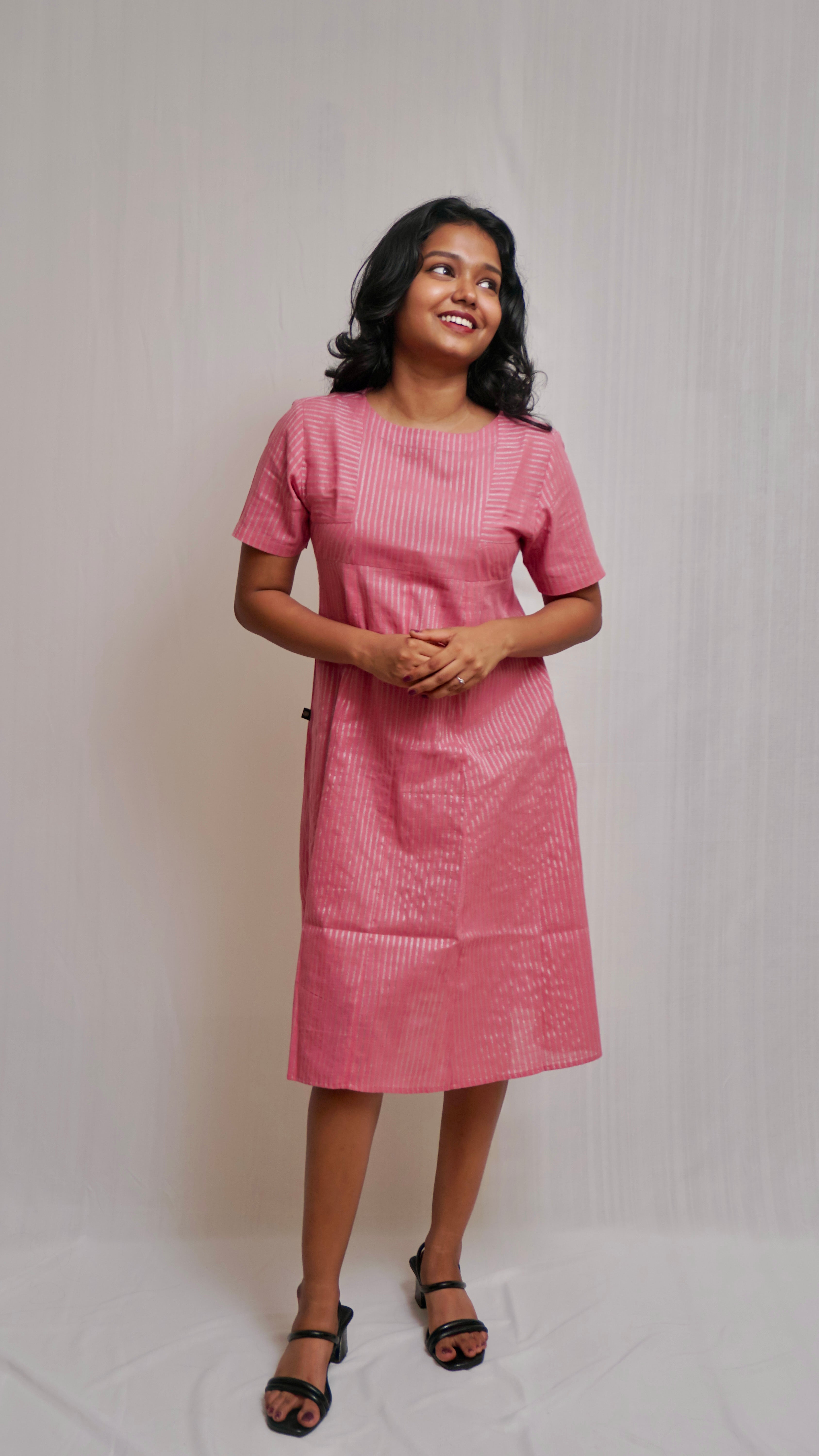 Cotton Stripes Dress