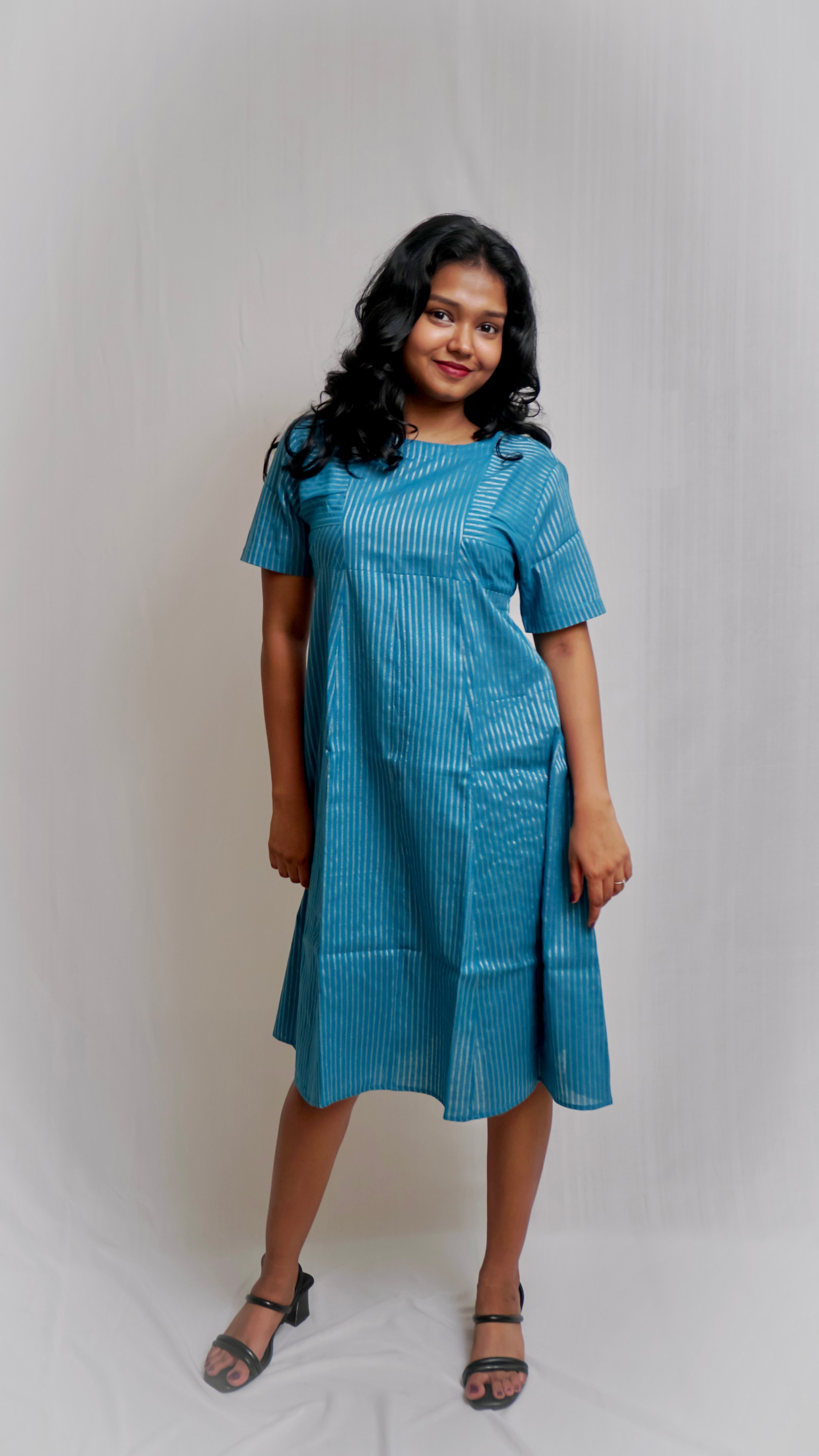 Cotton Stripes Dress