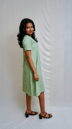 Cotton Stripes Dress