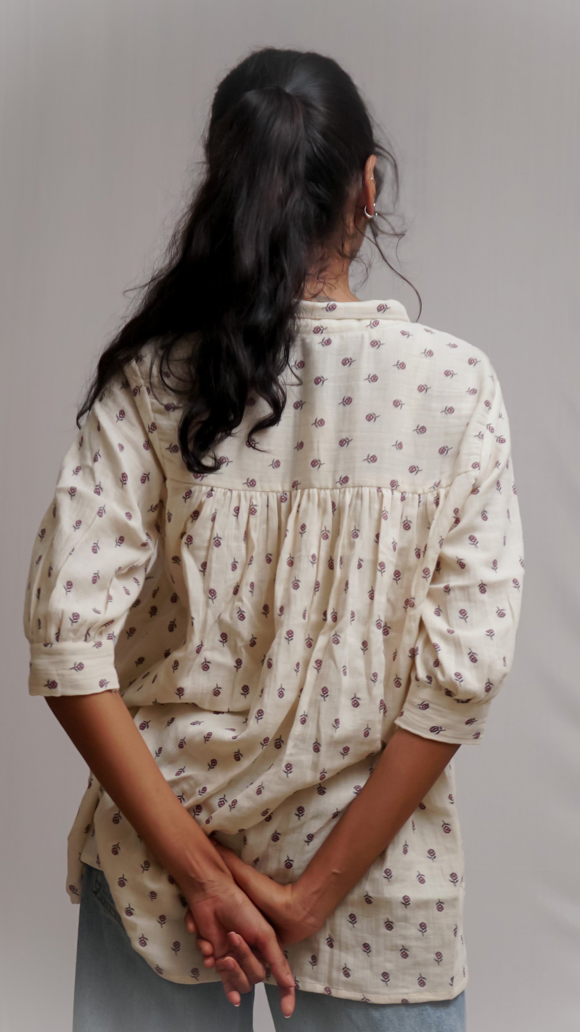 Mull Cotton Printed Shirt