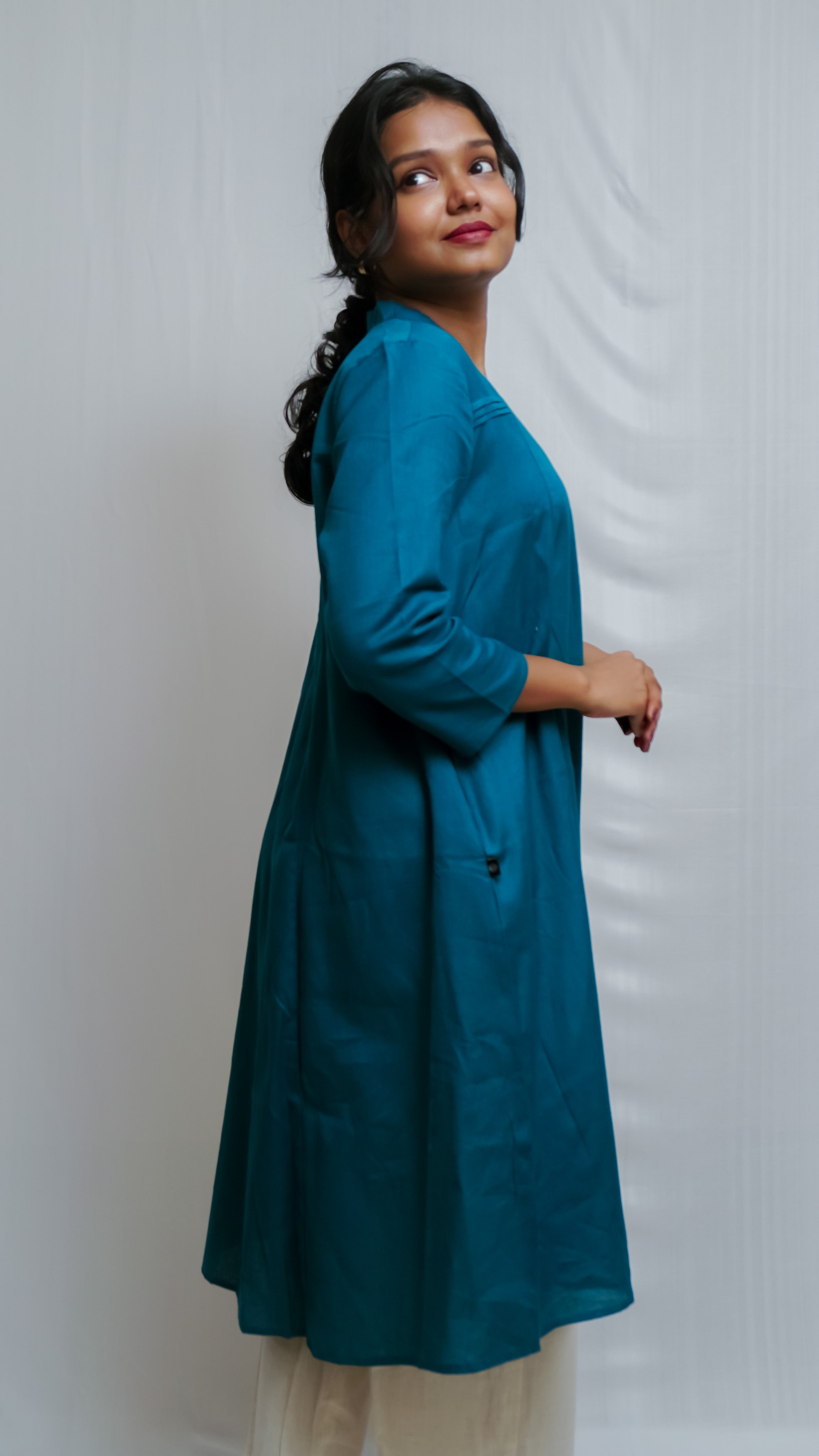 Handloom Panel Dress