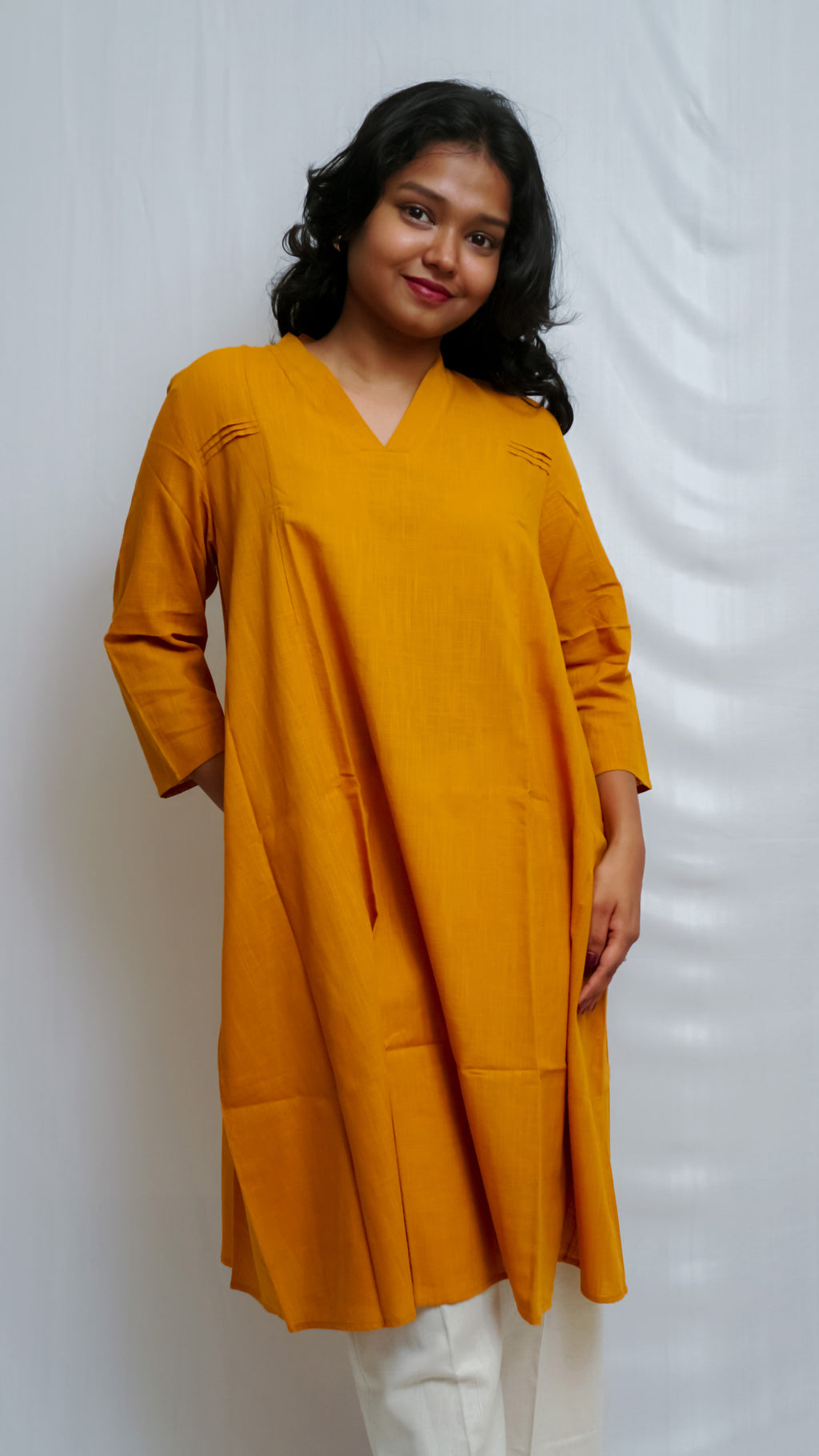 Handloom Panel Dress